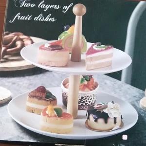 Two- tier cake stand