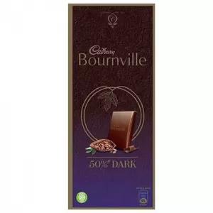 Cadbury Bournville 50% Cocoa Dark Chocolate Bars 80g