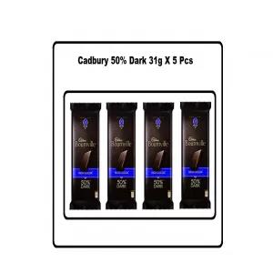 Cadbury Bournville 50% Dark Chocolate 31gm x 4Pcs Combo Pack