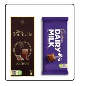 Cadbury Dairy Milk & Bournville Dark Chocolate Combo