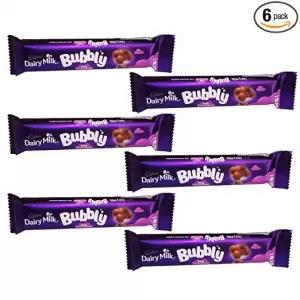 Cadbury Dairy Milk Bubbly Milk Chocolate 28g x 6 Bars