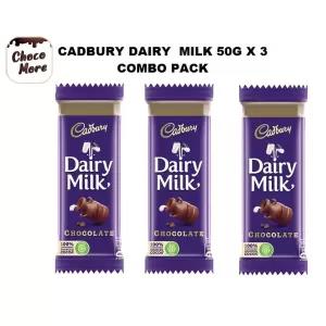 Cadbury Dairy Milk Chocolate 50g x 3 Combo Pack