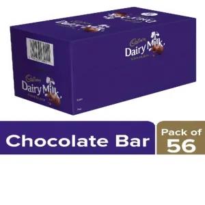Cadbury Dairy Milk Chocolate Bar 13.2 g Pack of 56 739.2g