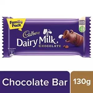 Cadbury Dairy Milk Chocolate Bar Pouch, 130 g