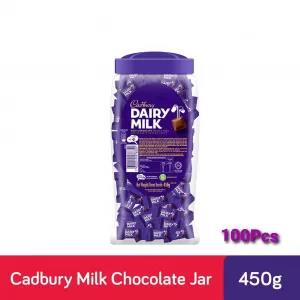 Cadbury, Dairy Milk Chocolates Jar 100 Pcs, 450 gram