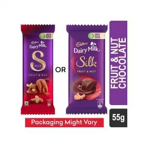 Cadbury Dairy Milk Silk Fruit & Nut Chocolate Bar 55gCadbury