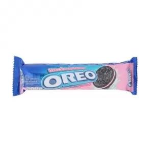 Cadbury Oreo Strawberry Crme Biscuit, 120 gm Sandwich Cooki