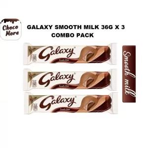 Galaxy Smooth Milk Chocolate Bar 36 g X 3 Combo Pack