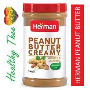 Herman Peanut Butter Creamy 510g Cholesterol Free