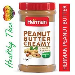 Herman Peanut Butter Creamy Cholesterol Free 510g
