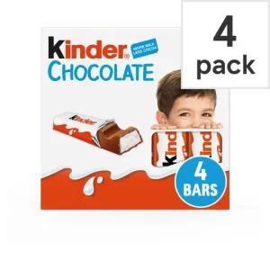 Kinder Chocolate 4 Pack 50G Uk