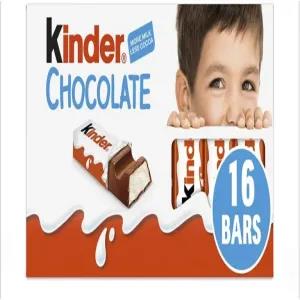 Kinder Chocolate Bars Box 16 Small 12.5g Milk Choc