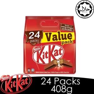 KitKat 17g x 24Packs Wafer Fingers in Milk Chocolate 408g (M