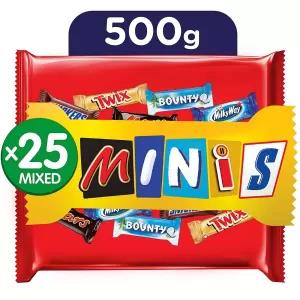 Mars Minis Assorted Chocolates 500g