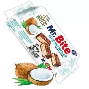 Mr.Bite Milk Chocolate Coated Wafers With Coconut Cream 38g