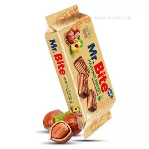 Mr.Bite Milk Chocolate Coated Wafers With Hazelnut Cream 38g