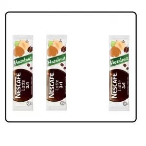 NESCAFE Latte 3in1 Hazelnut 24g Hazelnut Coffee Flavor, Bold