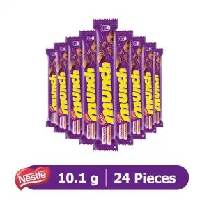Nestl Munch Wafer 10.4g x 24 Bars Chocolate Snack