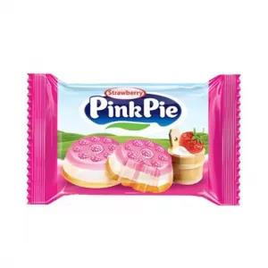Pink Pie Strawberry Flavour Mini Snack Biscuit Super Tasty H