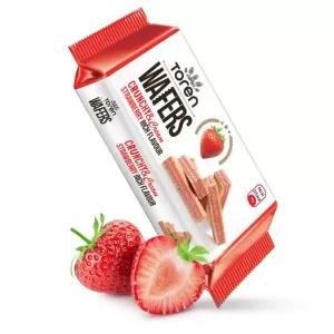 Premium Wafers Strawberry Cream 55g Toren