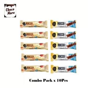 Rocco White Chocolate Rocco Chocolate Combo Pack x 10Pcs