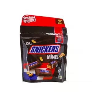 Snickers 10 Minis Chocolate Bar Value Pack 180 g