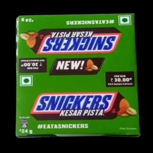 Snickers Tasty Sweet Kesar Pista Nougat & Caramel Chocolate