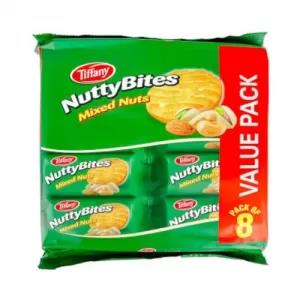 Tiffany Nutty Bites Mixed Nuts Biscuit Value Pack [8 x 72g]