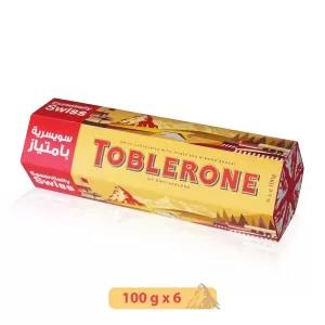 Toblerone 6x100g Offer Pack Swiss Milk Chocolate
