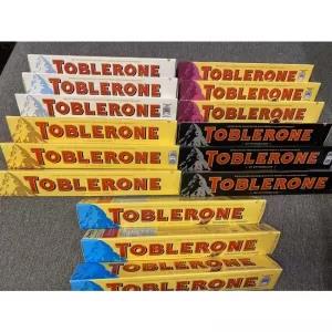 Toblerone Chocolate/Fruit&Nut/White/Dark 100g x 15Pcs Combo