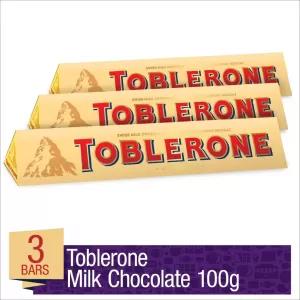 Toblerone Milk Chocolate 100g (Set of 3)