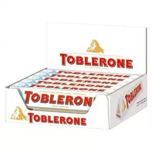 Toblerone Swiss White Chocolate Bars with Honey & Almond Nou