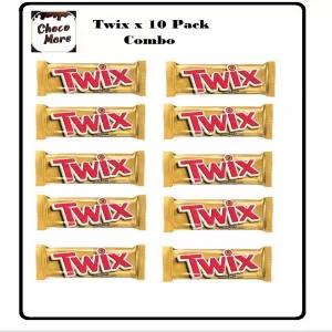Twix Chocolate 50g x 10Pcs Pack