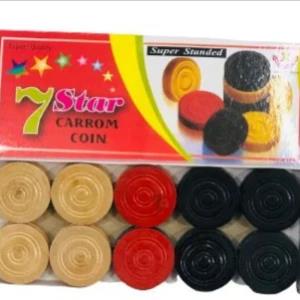 7 Star Carrom Coin