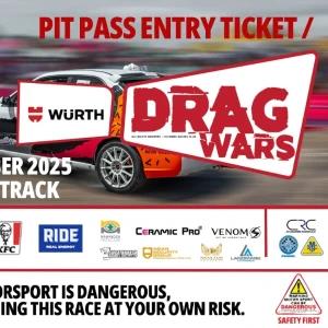 Drag Wars 25 - Paddock Ticket