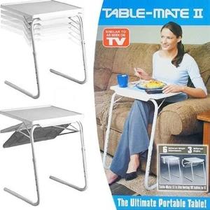 Table Mate II Folding Adjustable Tray Table