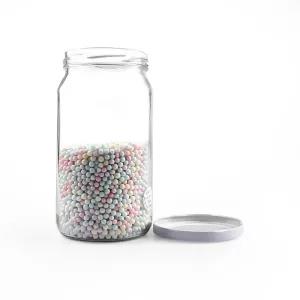 Tea Coffee Jar 1000ml Glass for Spices, Sugar, Powder, Kitch