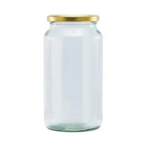 Tea Coffee Jar 1000ml Glass for Spices, Sugar, Powder, Kitch