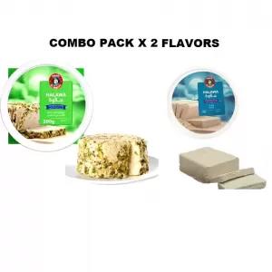 Halawa Pista And Plain 200g Combo Pack x 2