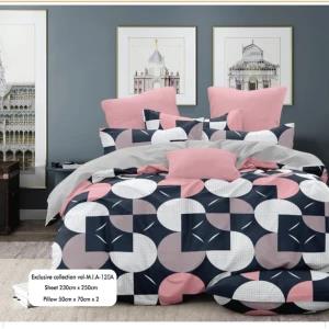 Mia Bedsheets / Bedsheet With 2 Pillow Covers (90 x 100)