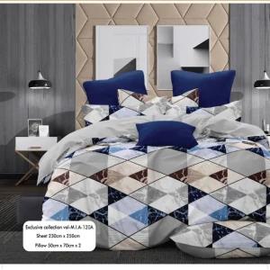 Mia Bedsheets / Bedsheet With 2 Pillow Covers (90 x 100)