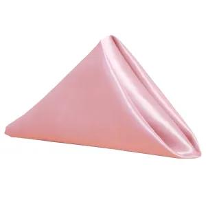 Pink 50cmx50cm Square Table Napkins Soft Handkerchief Romant