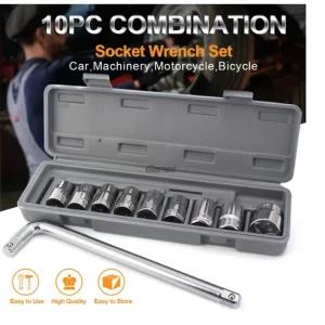 Generic 10 Pcs Socket Wrench Tool Kit
