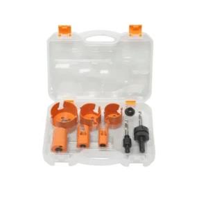 Generic 9 Pcs TCT Hole Saw Set Ultra Fast Cutting