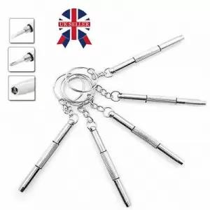 Professional 3in1 Mini Screwdriver Tool Repair set keyring f