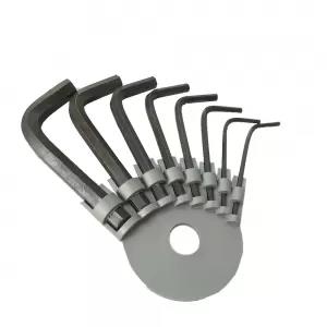 Black 8Pcs Allen Hex Key Hexagon Wrench Tools Set Spanner Sc