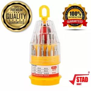 Black & Yellow 31 in 1 Screwdriver Set High Quality Precisio