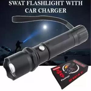 Flashlight Torch SWAT 3.7V LED Rechargeable Multifunction Flash