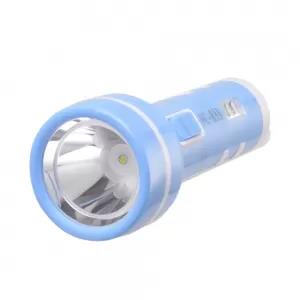 Blue Multi-Function Rechargeable mini Flashlight Camping Exp