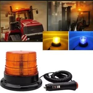 12-80V 12LED Amber Yellow LED Car Truck Warning flash